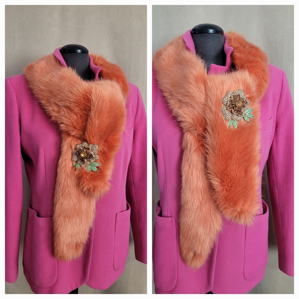 Faux FUR scarf - Picture 4 of 8